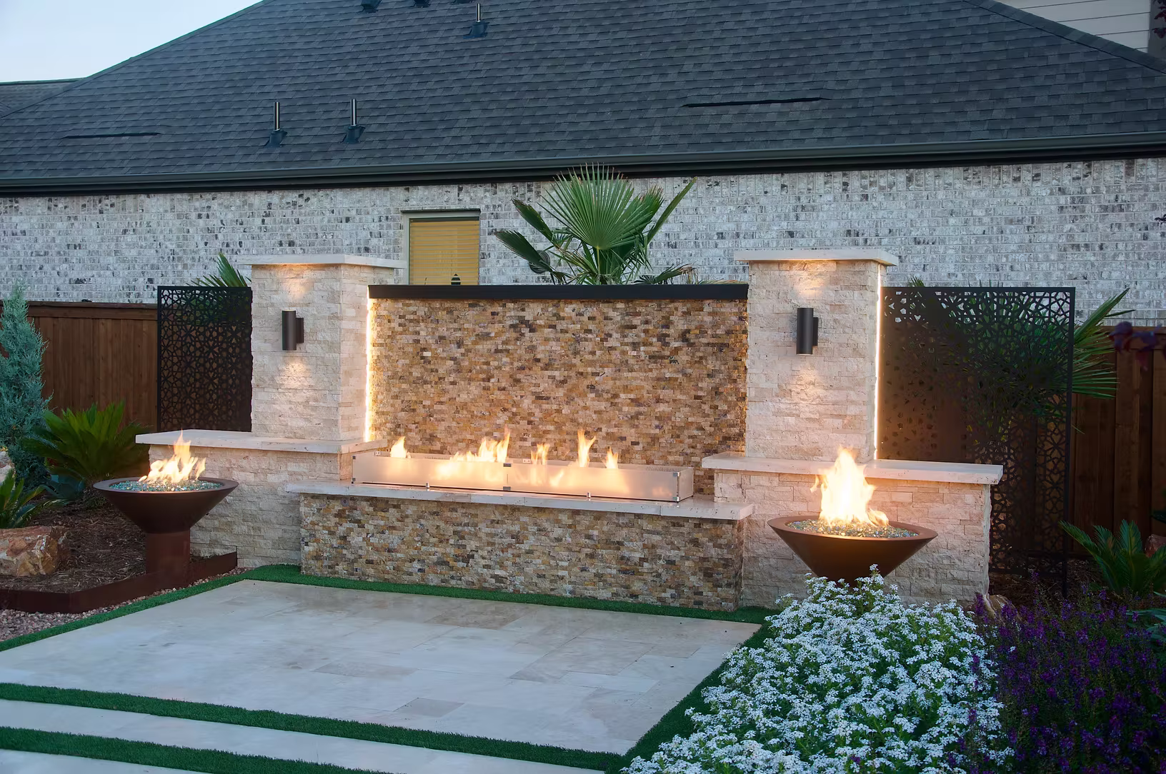 Terraform Outdoors craftsmen building a custom outdoor living space